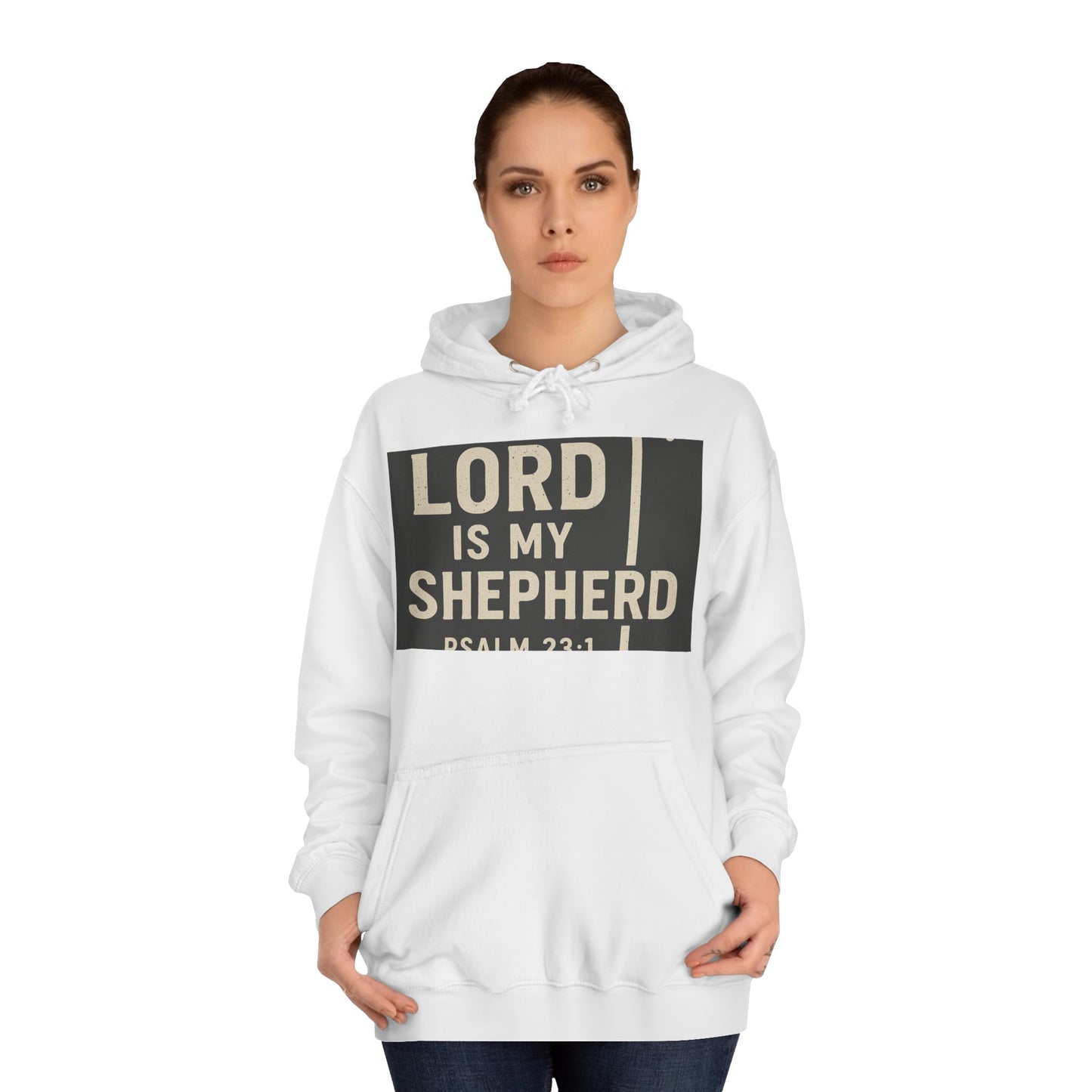 Spiritual College Hoodie, Comfortable Faith Apparel, Cozy Gift for Students, Religious Sweatshirt, Bible Verse Fashion