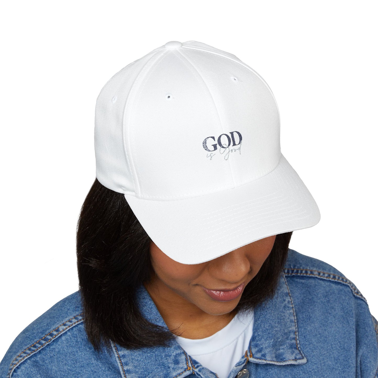 Embroidered Cap with 'GOD' Design