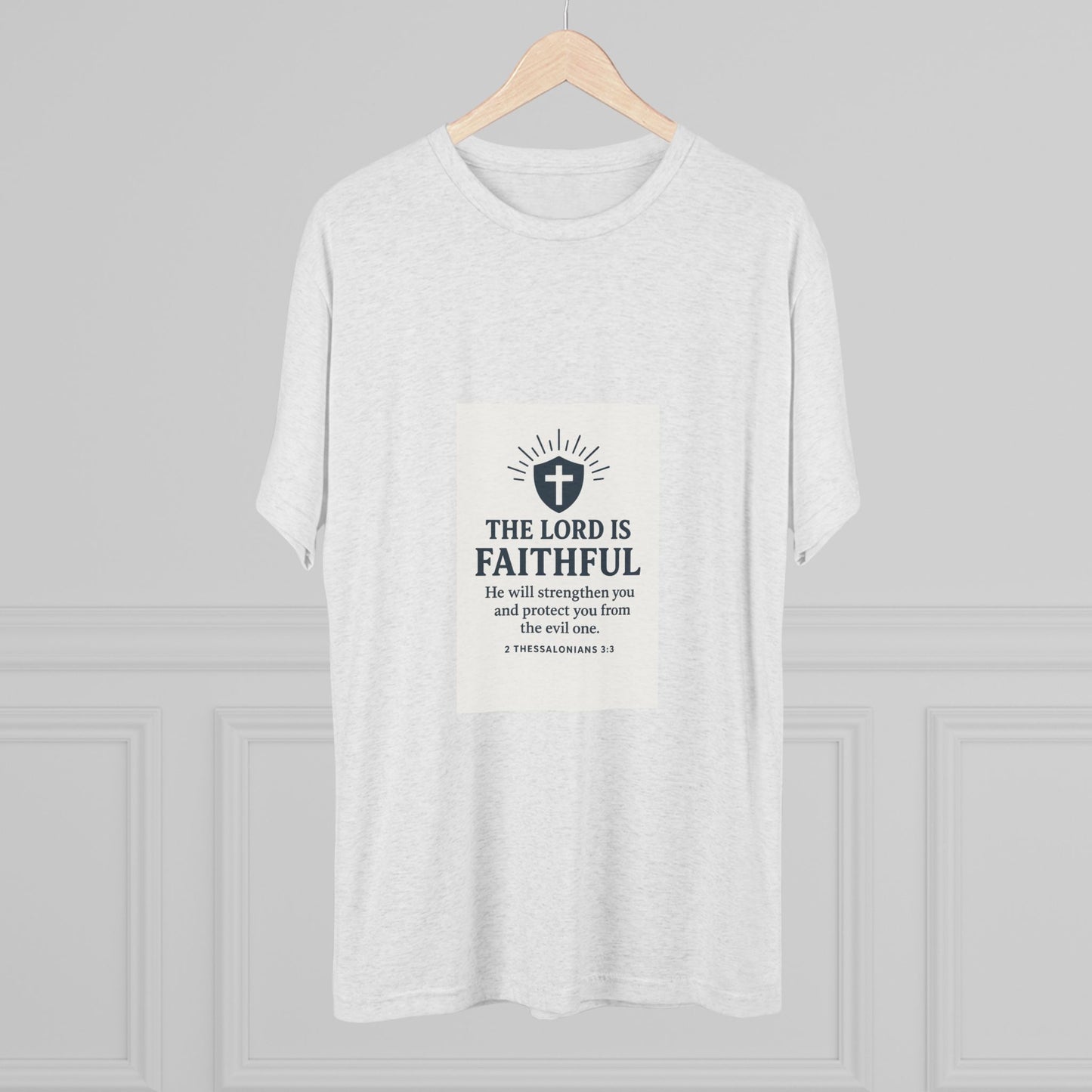 Faithful Message Crew Tee, Inspirational T-Shirt, Christian Apparel, Daily Wear, Gift for Believers, Bible Verse Shirt