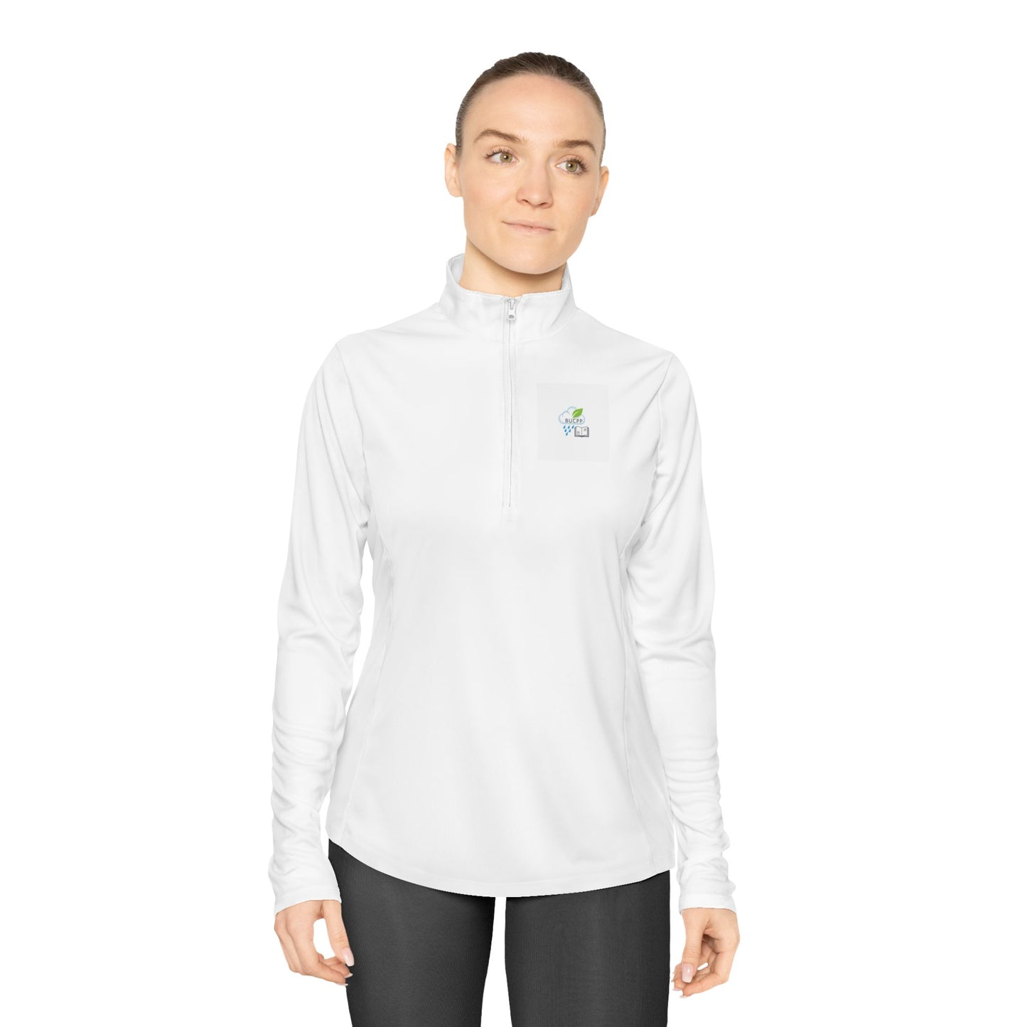 Stylish Ladies Quarter-Zip Pullover, Cozy Top for Casual Outings, Perfect for Layering, Ideal for Workouts or Relaxation
