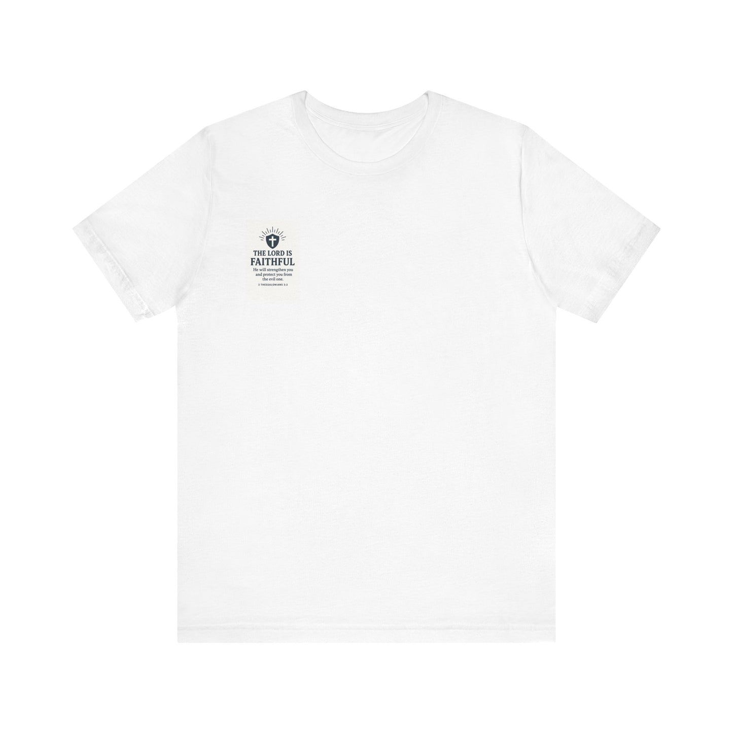 Faithful Unisex Jersey Tee - Perfect for Casual Wear, Gifts, Everyday Comfort, Family Gatherings, Religious Celebrations