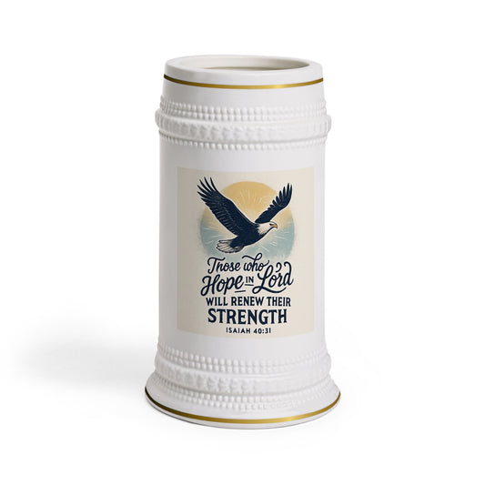 Inspirational Beer Stein Mug with Eagle Design, Meaningful Gift for Beer Lovers, Perfect for Birthdays, Celebrations, and [...]
