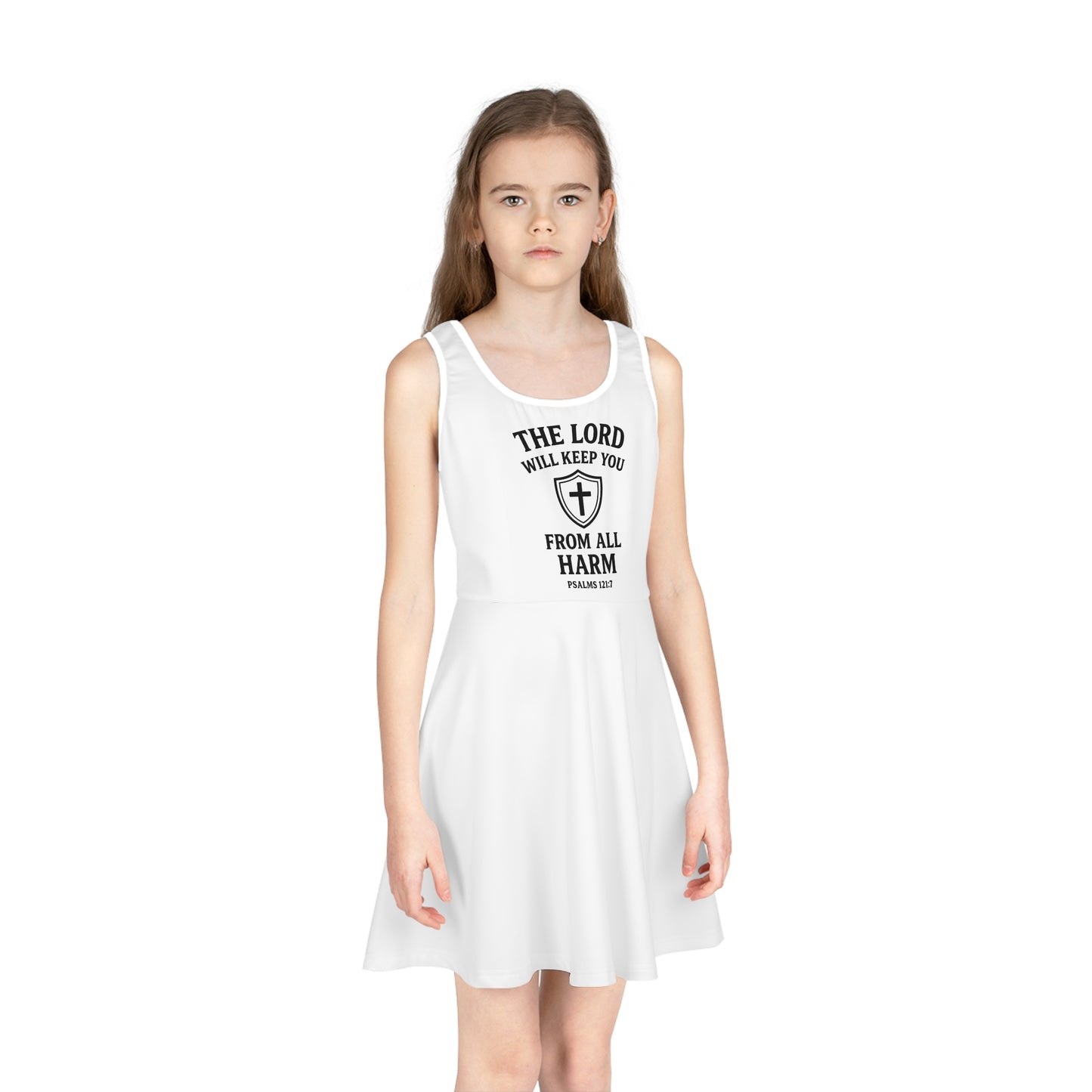 Girls' Sleeveless Sundress (AOP)