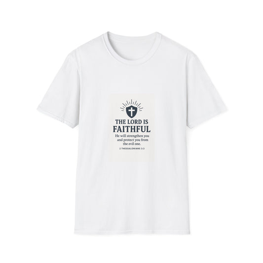 Faithful Lord Unisex T-Shirt, Inspirational Christian Tee, Gifts for Believers, Birthday, Church Events, Spiritual Wear