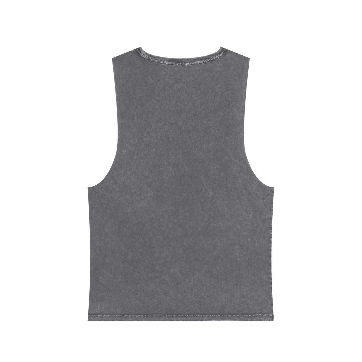 Heartfelt Unisex Stonewash Tank Top, Casual Summer Wear, Gift for Him/Her, Outdoor Activity, Heart Design