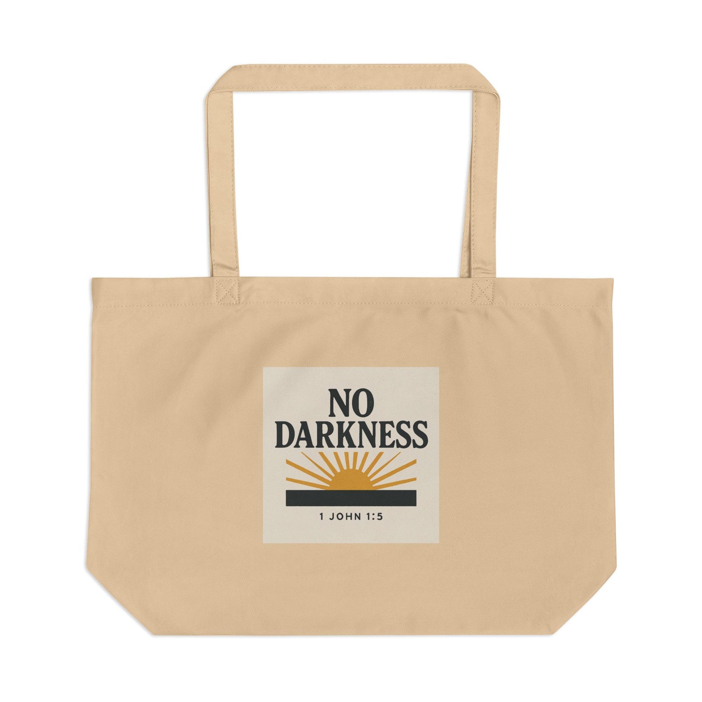 Large Eco Tote with Inspirational Design - Perfect for Beach, Grocery, Gifts, and Everyday Use