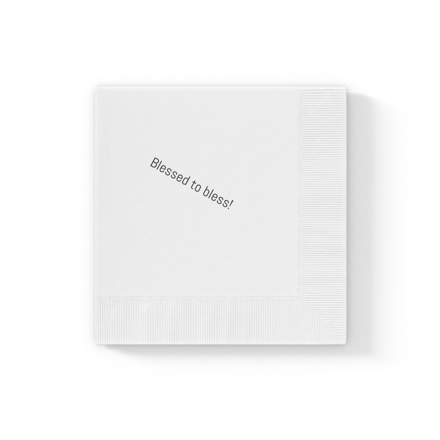 White Coined Napkins