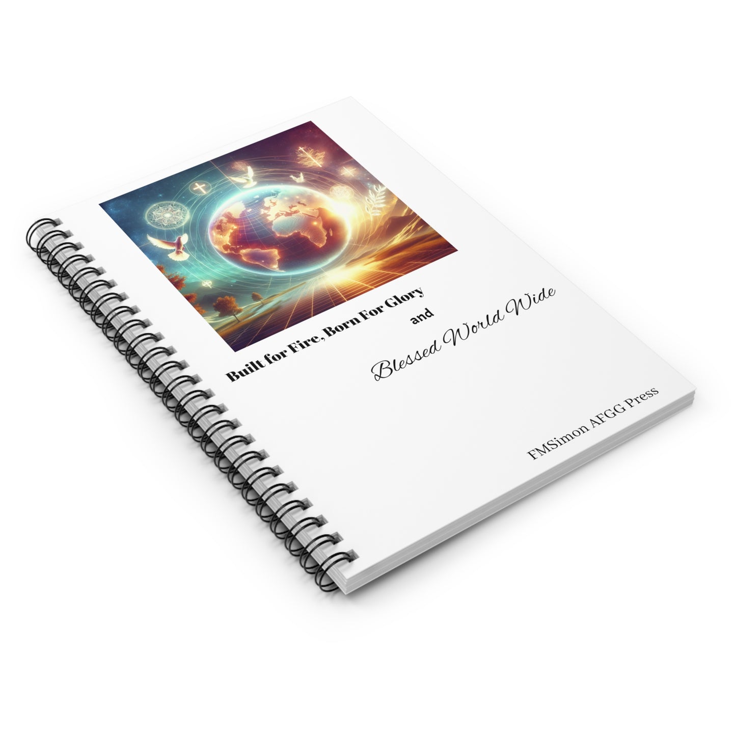 Spiritual Spiral Notebook with Inspirational Design, Journal for [...]