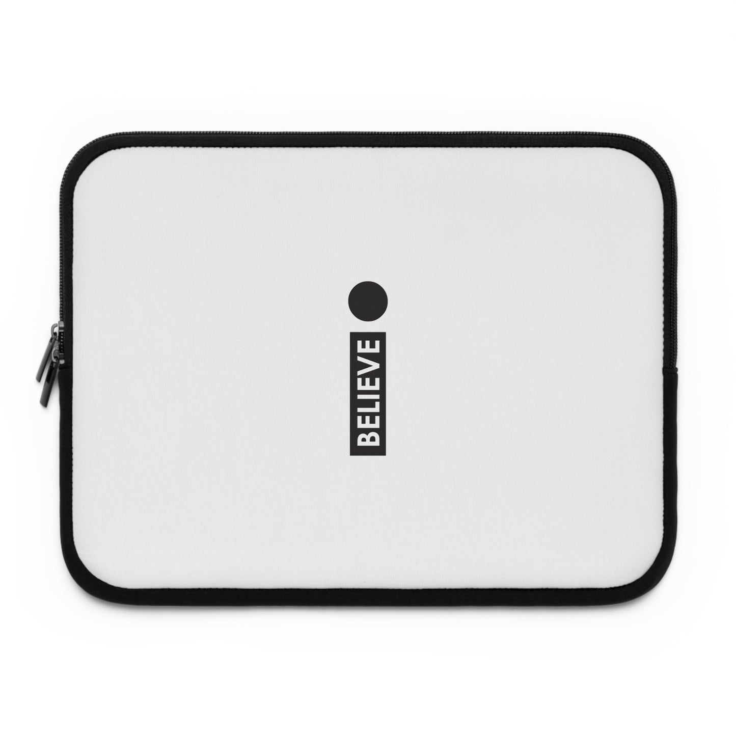 Stylish Laptop Sleeve with 'BELIEVE' Design
