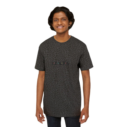 Leopard Print Men's Fine Jersey Tee - Stylish & Comfortable Casual Wear