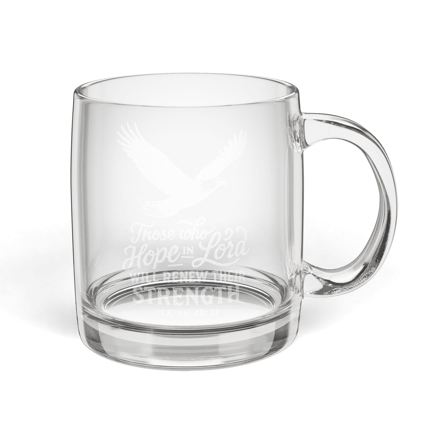 Engraved Glass Coffee Mug, Personalized Drinkware Gift for Him, Customizable Coffee Cup for Birthdays, Weddings, Home Bar