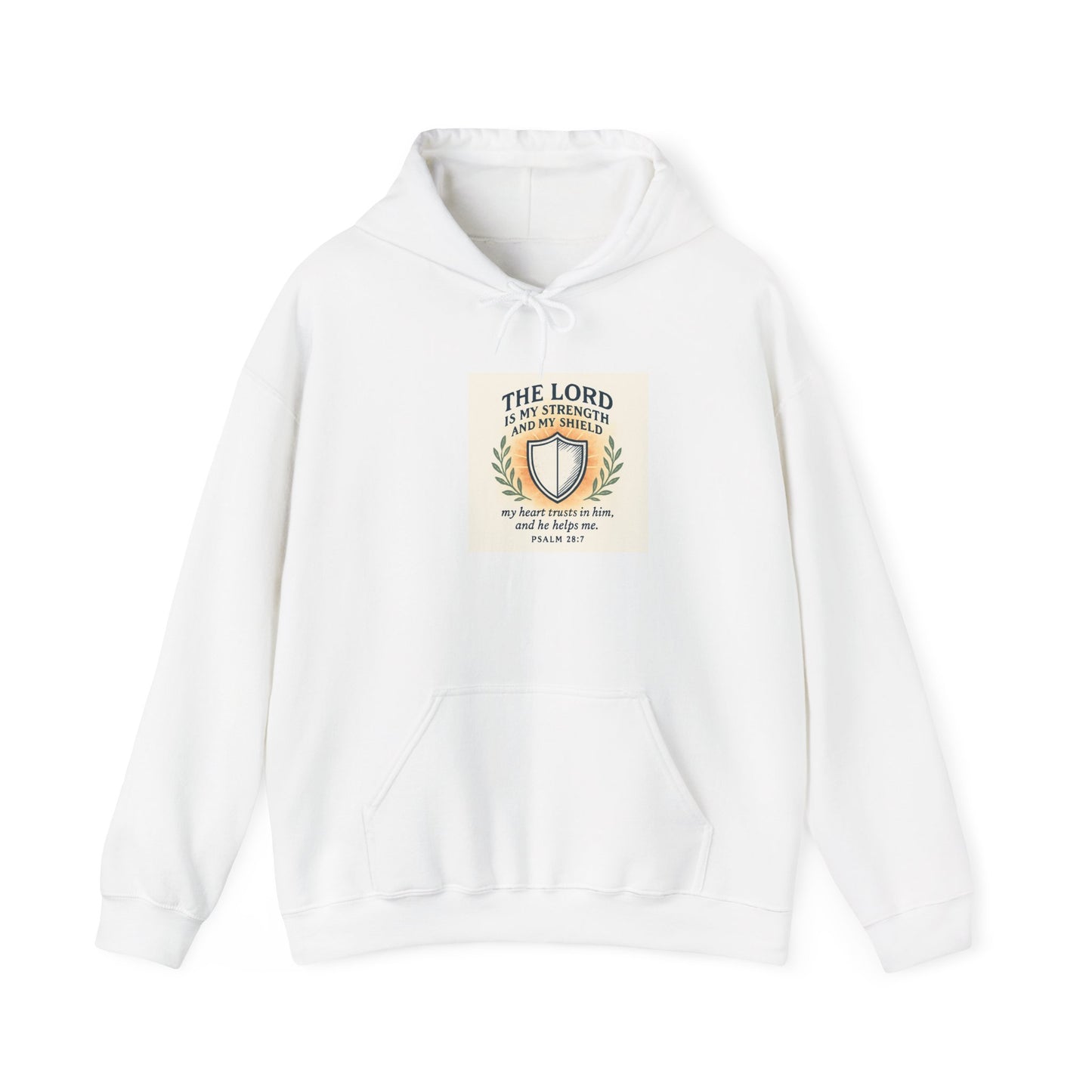 Faith-Inspired Hooded Sweatshirt - Cozy Christian Apparel, Religious Gift, Motivational Style, Daily Wear, Bible Verse Fashion