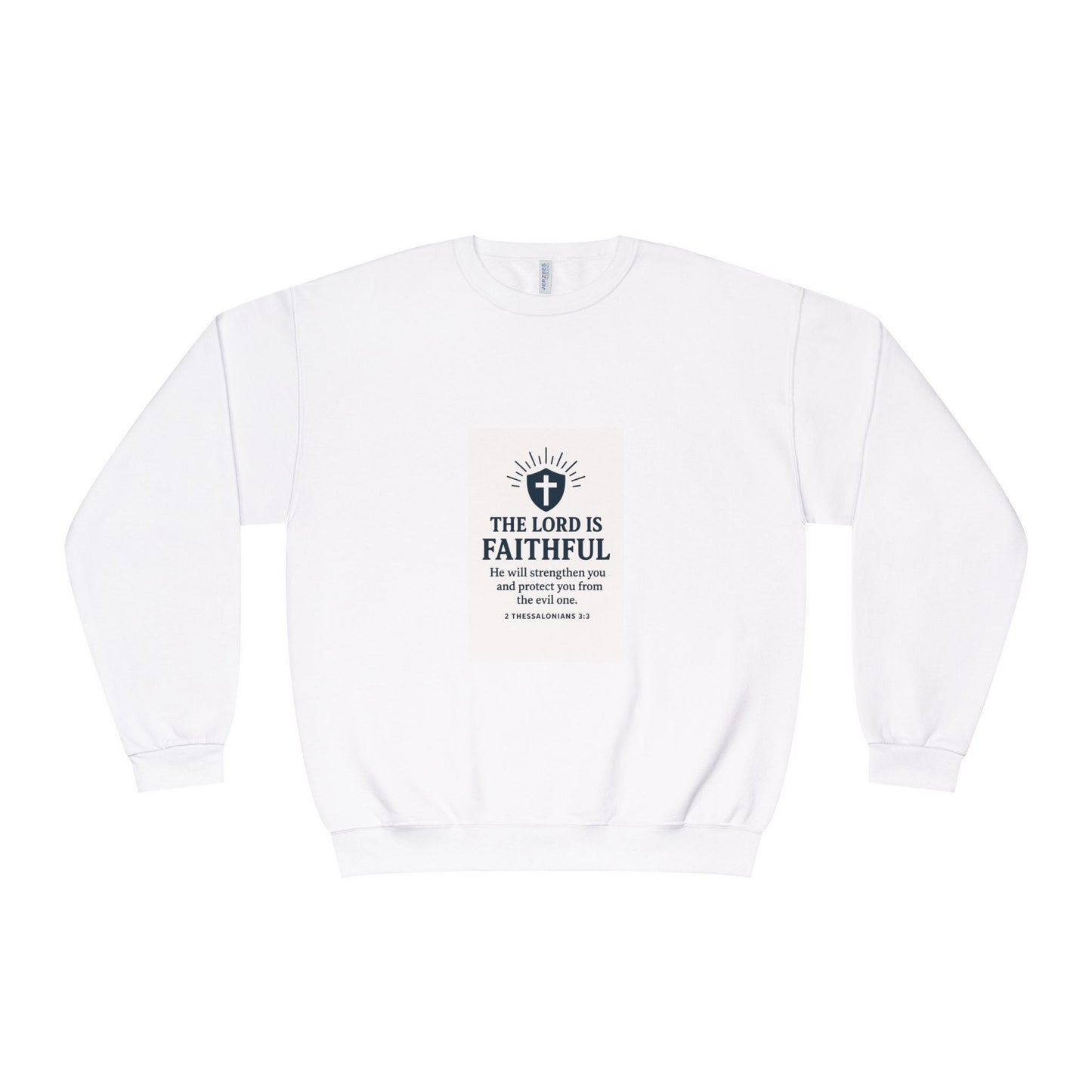 Faithful Lord Crewneck Sweatshirt | Inspirational Gift for Christians, Cozy Bible Verse Apparel, Perfect for Church and Everyday Wear