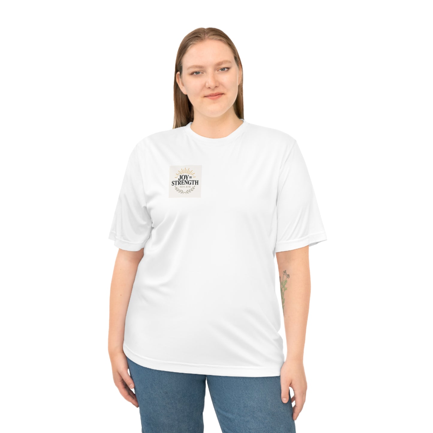 Performance Unisex T-Shirt – Embrace Your Strength, Activewear, Gym Shirt, Workout Top, Gift for Fitness Enthusiasts