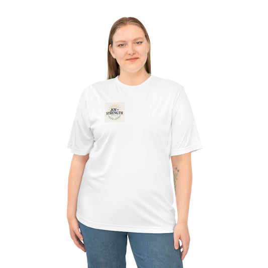 Performance Unisex T-Shirt – Embrace Your Strength, Activewear, Gym Shirt, Workout Top, Gift for Fitness Enthusiasts