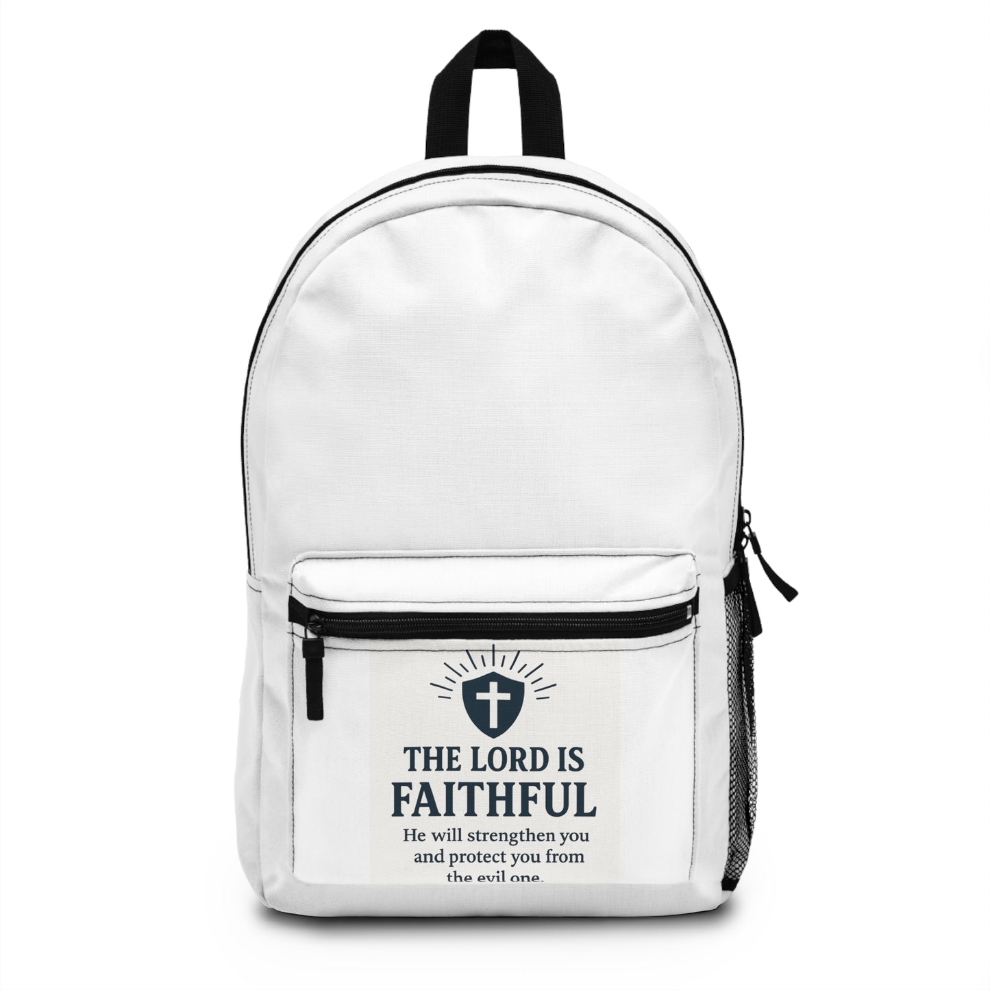 Faithful Backpack, Christian Backpack, Religious Backpack, Inspirational Bag, Scripture Pack, Gift for Believers