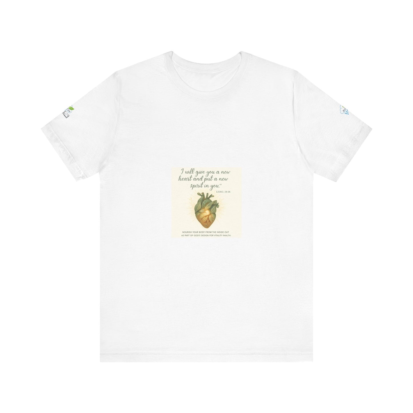 Inspirational Heart T-Shirt | Unisex Jersey Tee | Motivational Quote | Perfect Gift for Friends & Family, Casual Wear