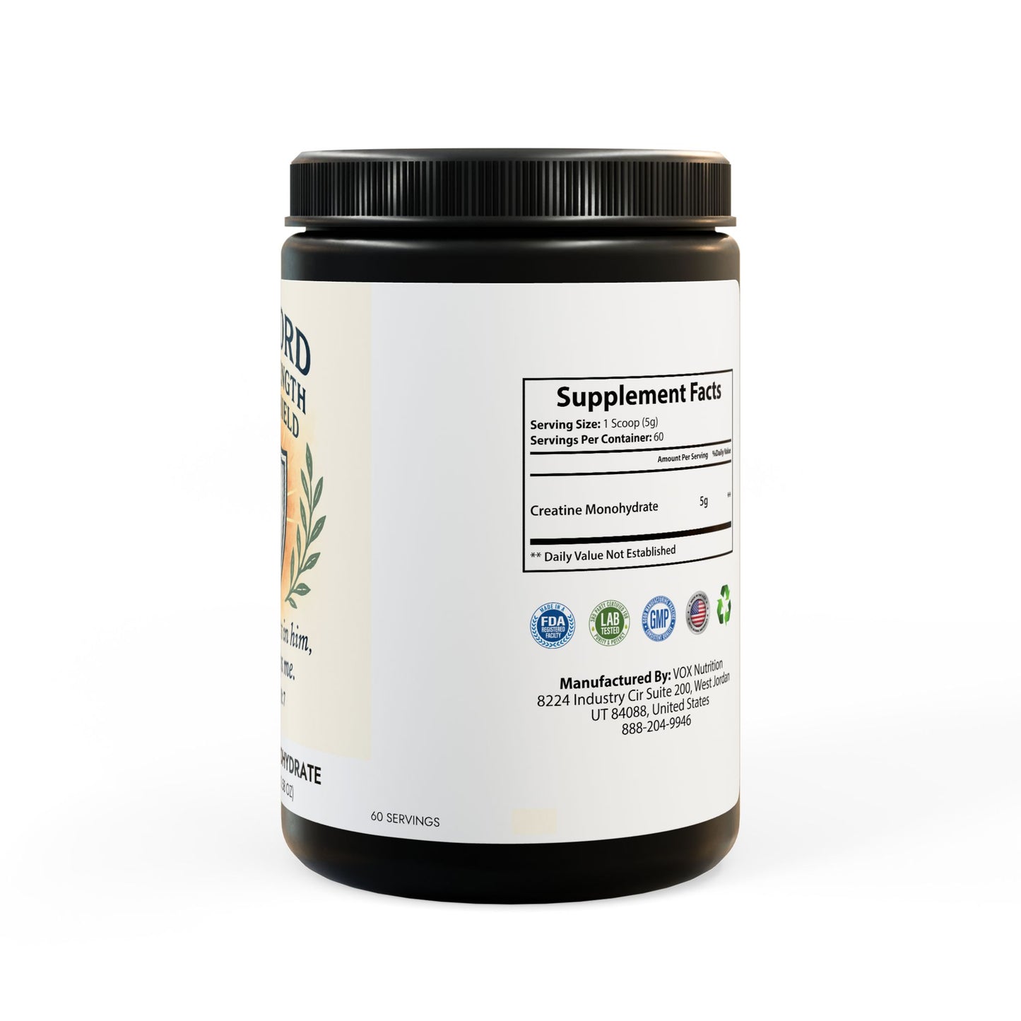 Creatine Monohydrate Supplement (300g, 10.58oz)