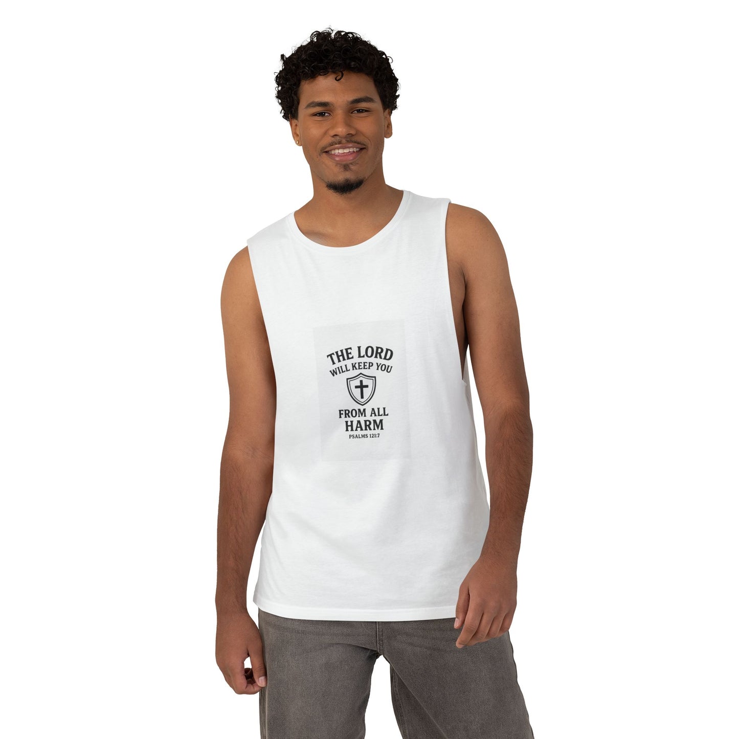 Faith-Inspired Unisex Barnard Tank - Christian Apparel, Summer Vibes, Inspirational Gift, Casual Wear, Versatile Tank Top