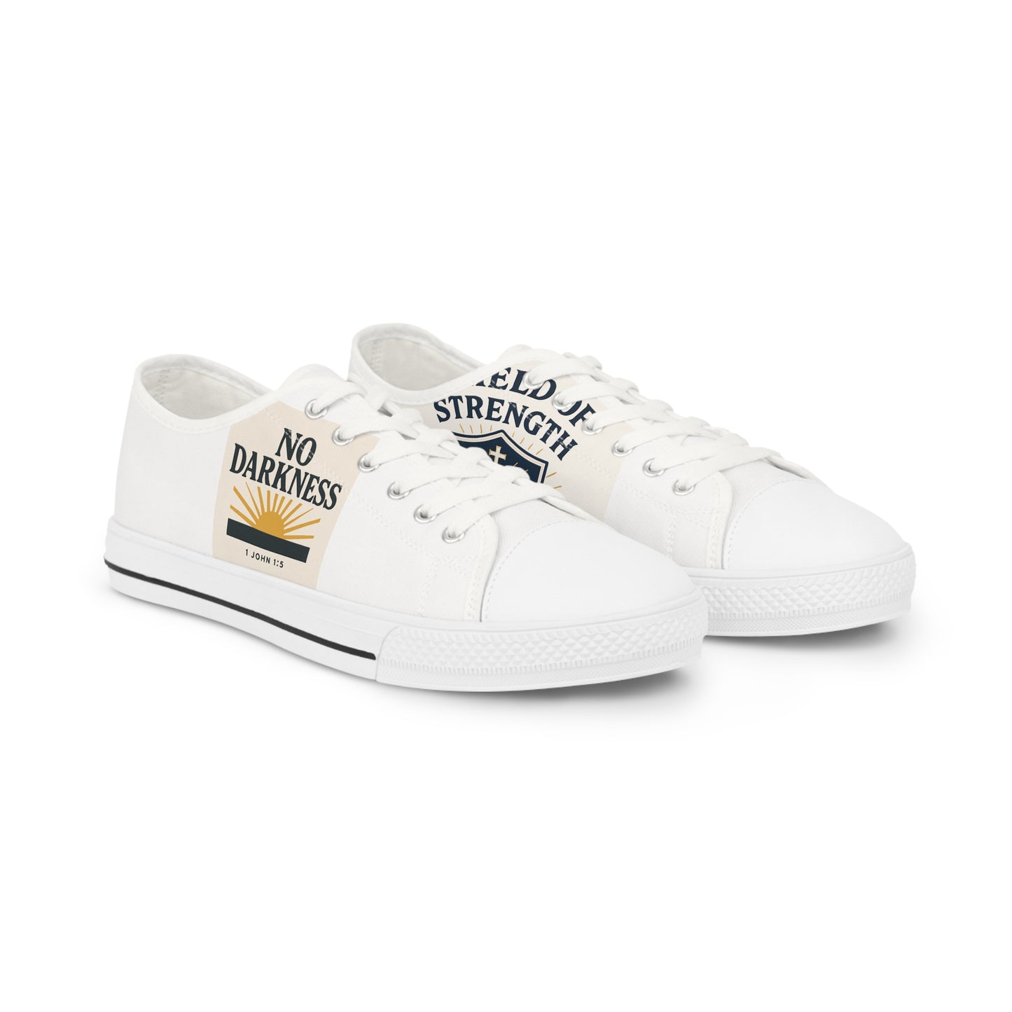 Uplifting Men's Low Top Sneakers | Inspirational Footwear, Casual Shoes, Everyday Style, Unique Gifts, Comfort Sneakers