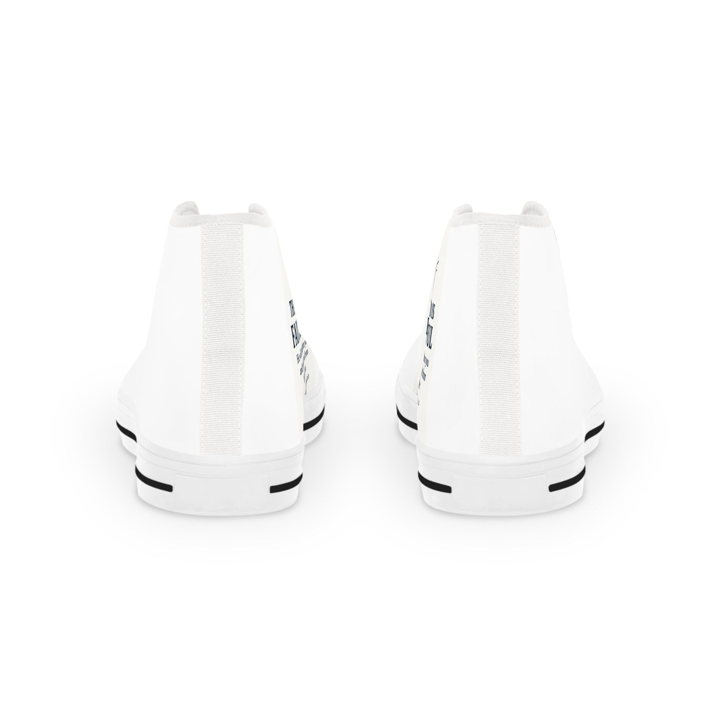 Faithful High Top Sneakers, Casual Women's Footwear, Christian Gift Shoes, Stylish Street Sneakers, Unique Religious Sneakers