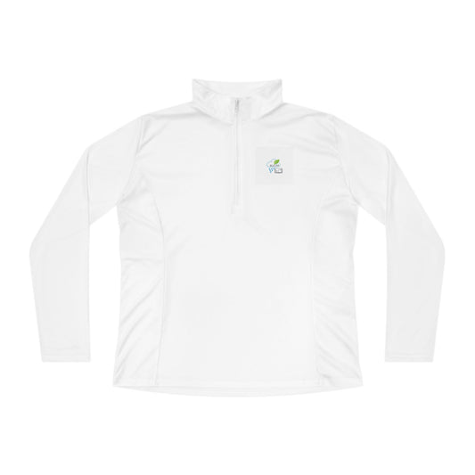 Stylish Ladies Quarter-Zip Pullover, Cozy Top for Casual Outings, Perfect for Layering, Ideal for Workouts or Relaxation