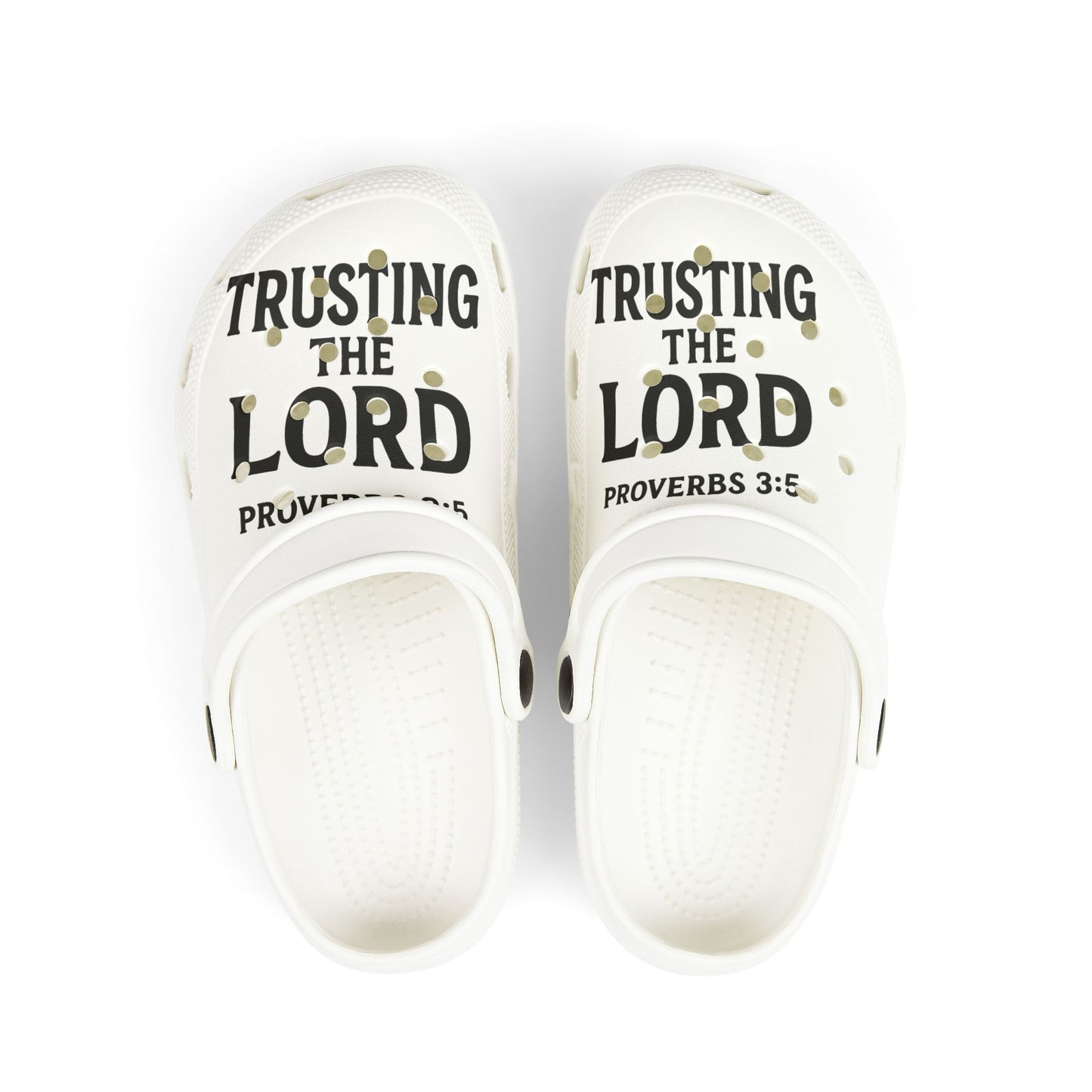 Kid's Inspirational Clogs - Trusting the Lord Shoes, Comfortable Foam Footwear, Cute Summer Sandals, Fun Playtime Shoes, Faith-Based [...]