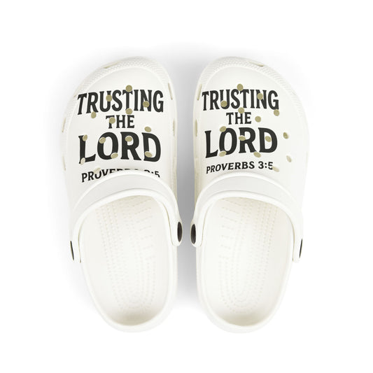Kid's Inspirational Clogs - Trusting the Lord Shoes, Comfortable Foam Footwear, Cute Summer Sandals, Fun Playtime Shoes, Faith-Based [...]