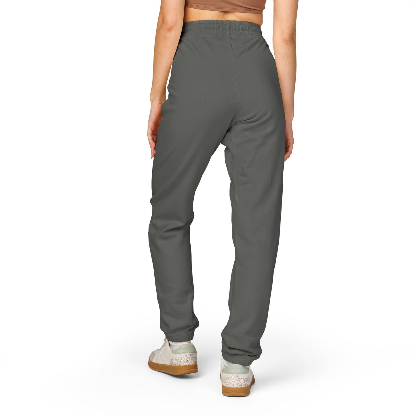 Cozy Garment-Dyed Fleece Sweatpants for Every Occasion - Perfect for Lounging, Working from Home, Relaxing, Casual Wear