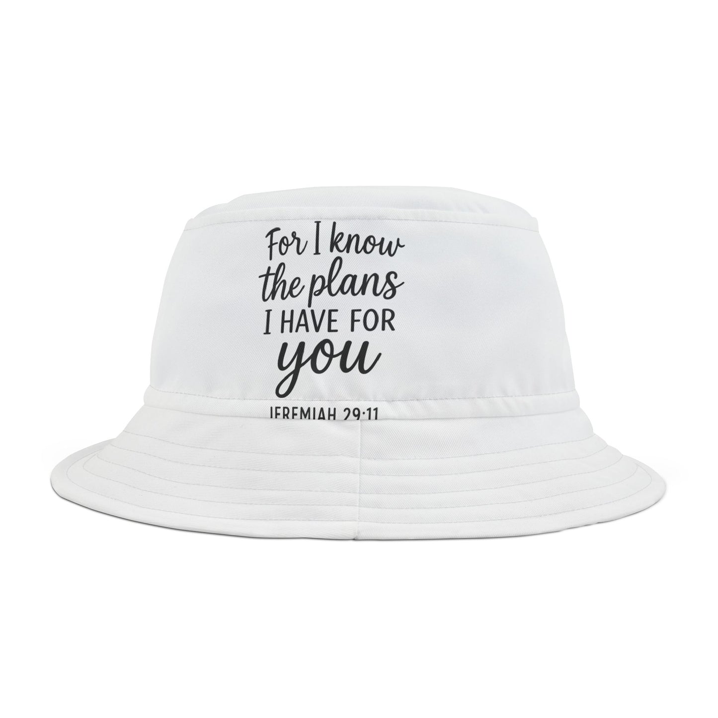 Inspirational Bucket Hat - Stylish Sun Protection, Perfect Gift for Friends, Beach Days, Outdoor Events, Faith-Based Apparel
