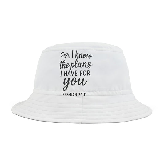 Inspirational Bucket Hat - Stylish Sun Protection, Perfect Gift for Friends, Beach Days, Outdoor Events, Faith-Based Apparel