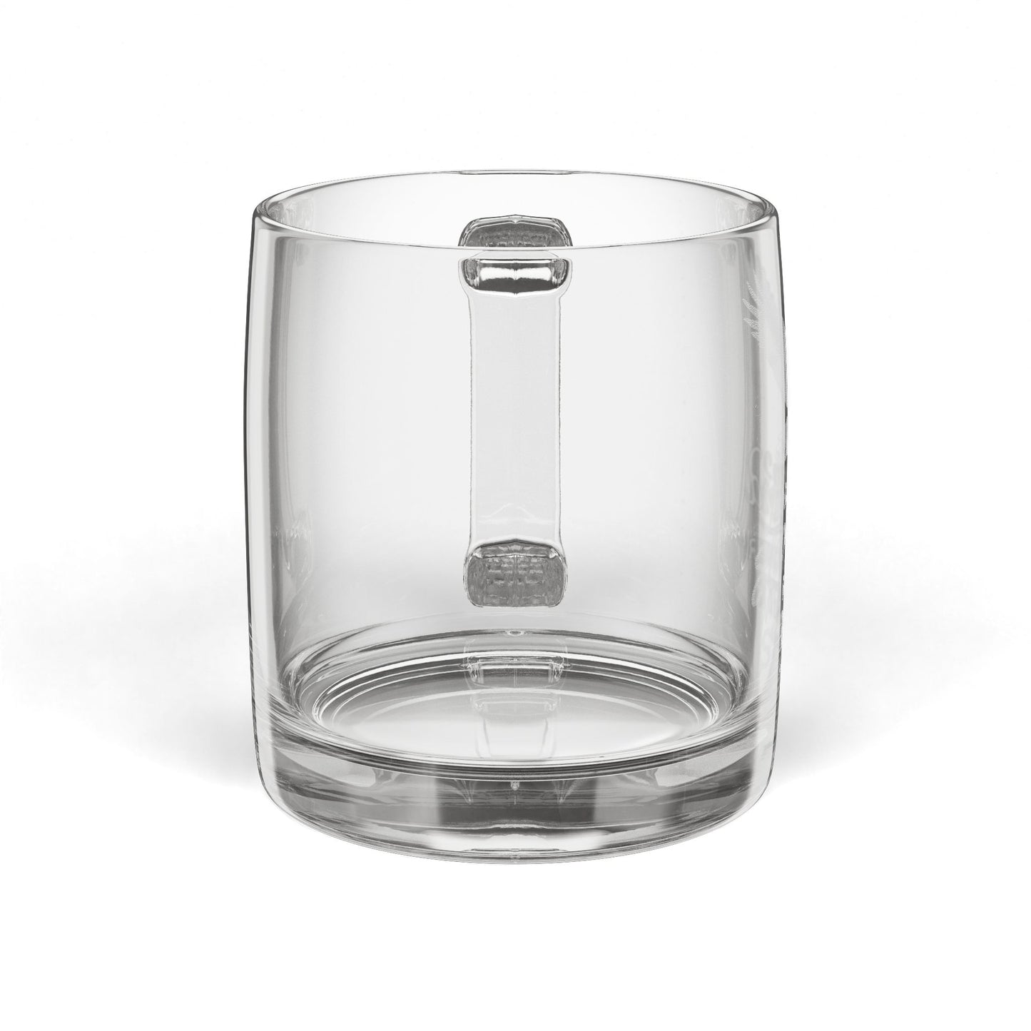 Engraved Glass Coffee Mug, Personalized Gift for Coffee Lovers, Custom Tea Cup for Home, Perfect for Birthdays and Holidays