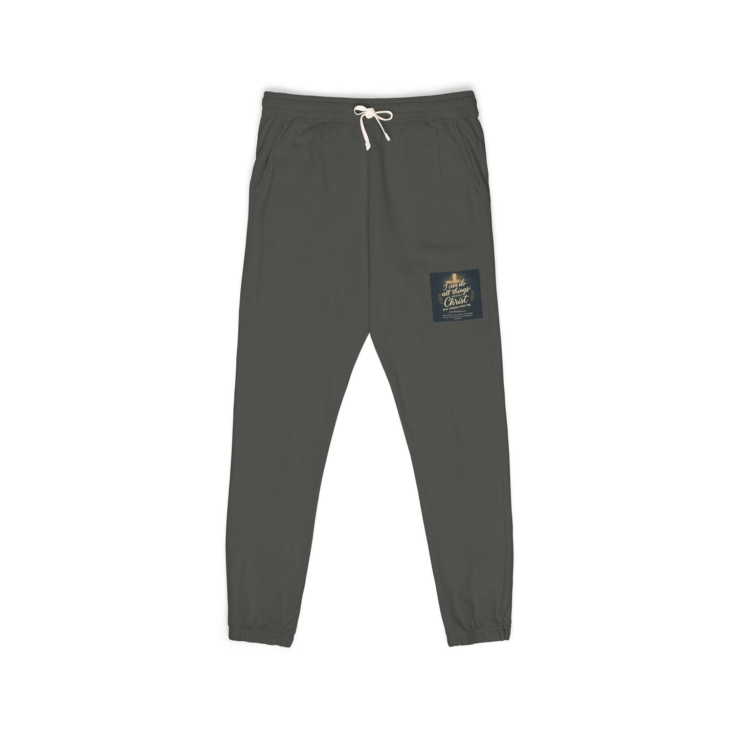Cozy Garment-Dyed Fleece Sweatpants for Every Occasion - Perfect for Lounging, Working from Home, Relaxing, Casual Wear