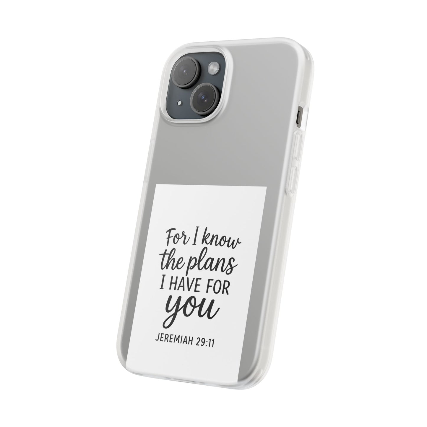 Inspirational Phone Case, Flexi Cases, Motivational Gift, Bible Verse Design, Custom Phone Cover, Personal Touch