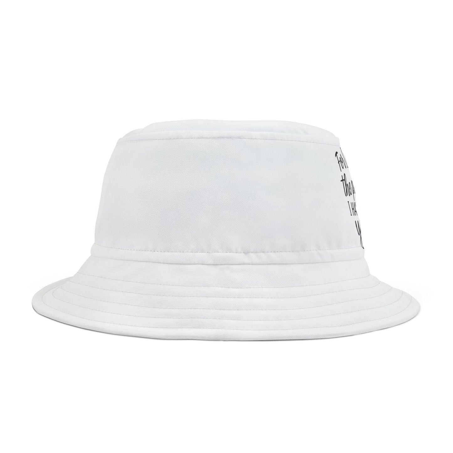 Inspirational Bucket Hat - Stylish Sun Protection, Perfect Gift for Friends, Beach Days, Outdoor Events, Faith-Based Apparel