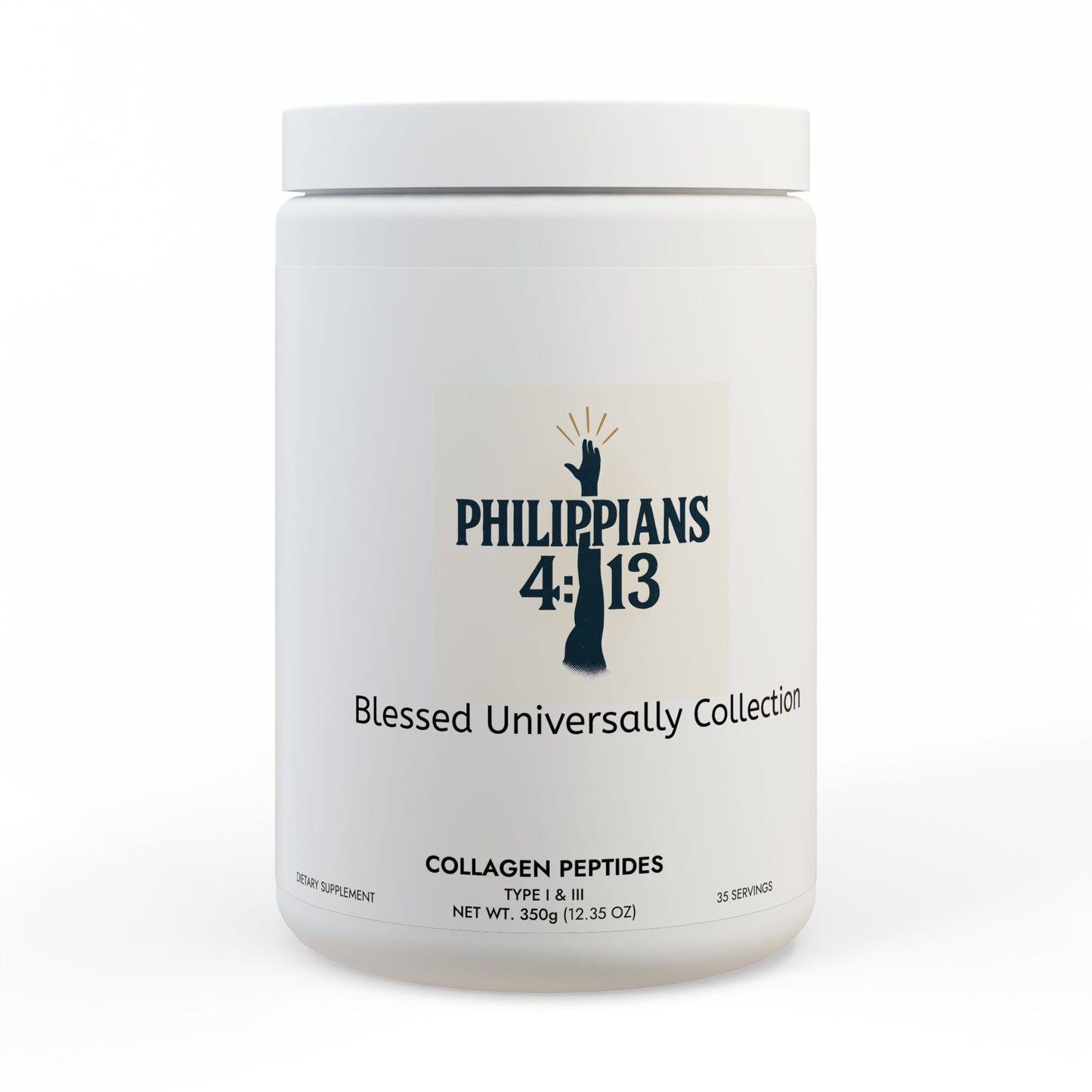 Collagen Peptides Type I & III Supplement (350g, 12.3oz)