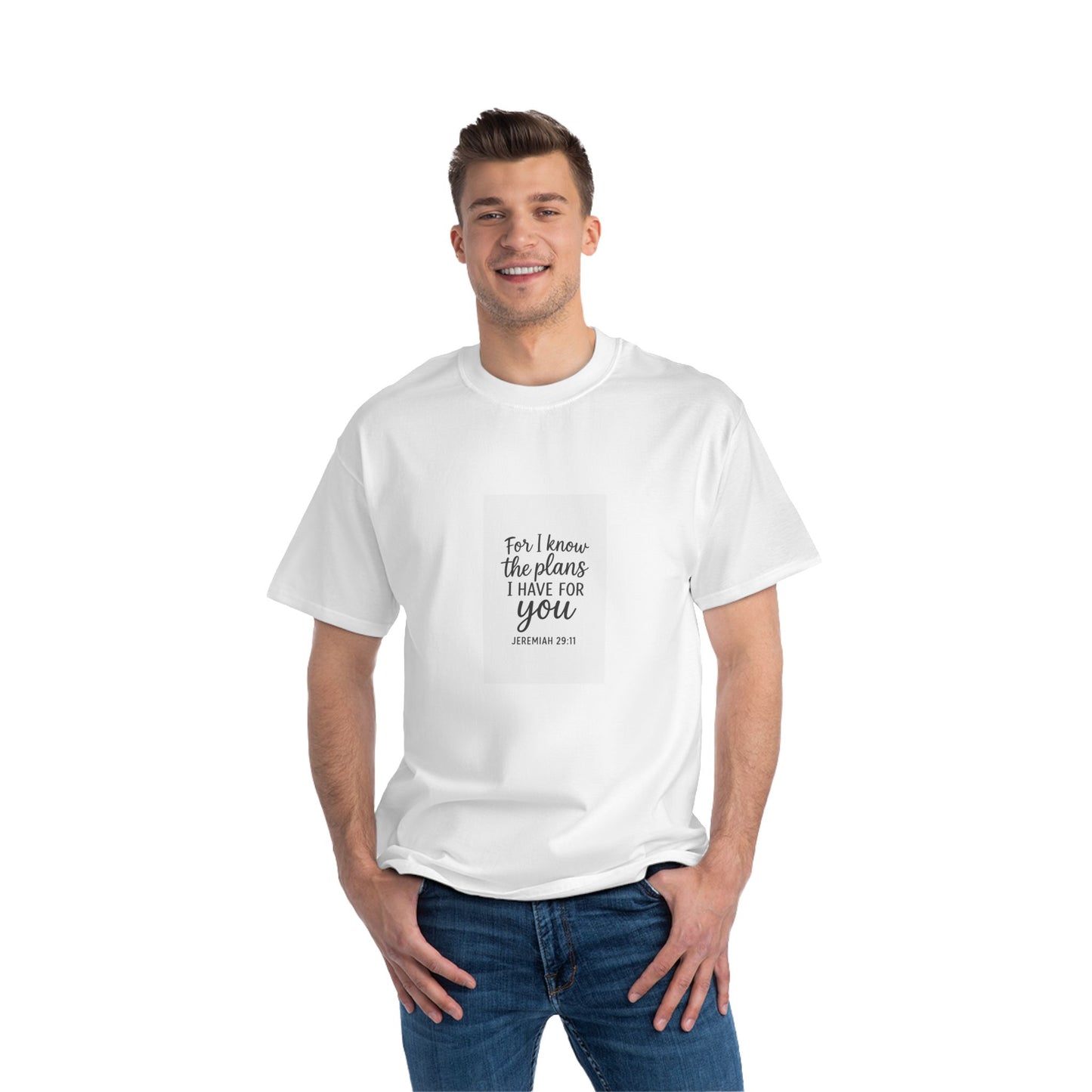 Inspirational Short-Sleeve T-Shirt, Motivational Tee, Jeremiah 29:11 Shirt, Faith-Based Fashion, Encouraging Gift, Unisex Tee