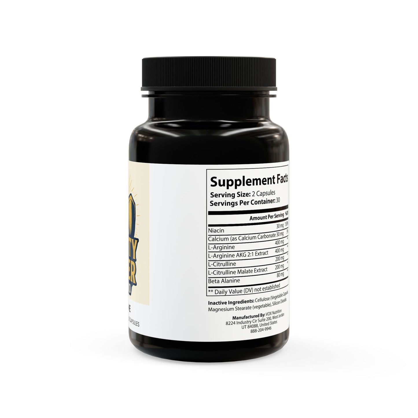 L-Arginine Supplement (60 Capsules)