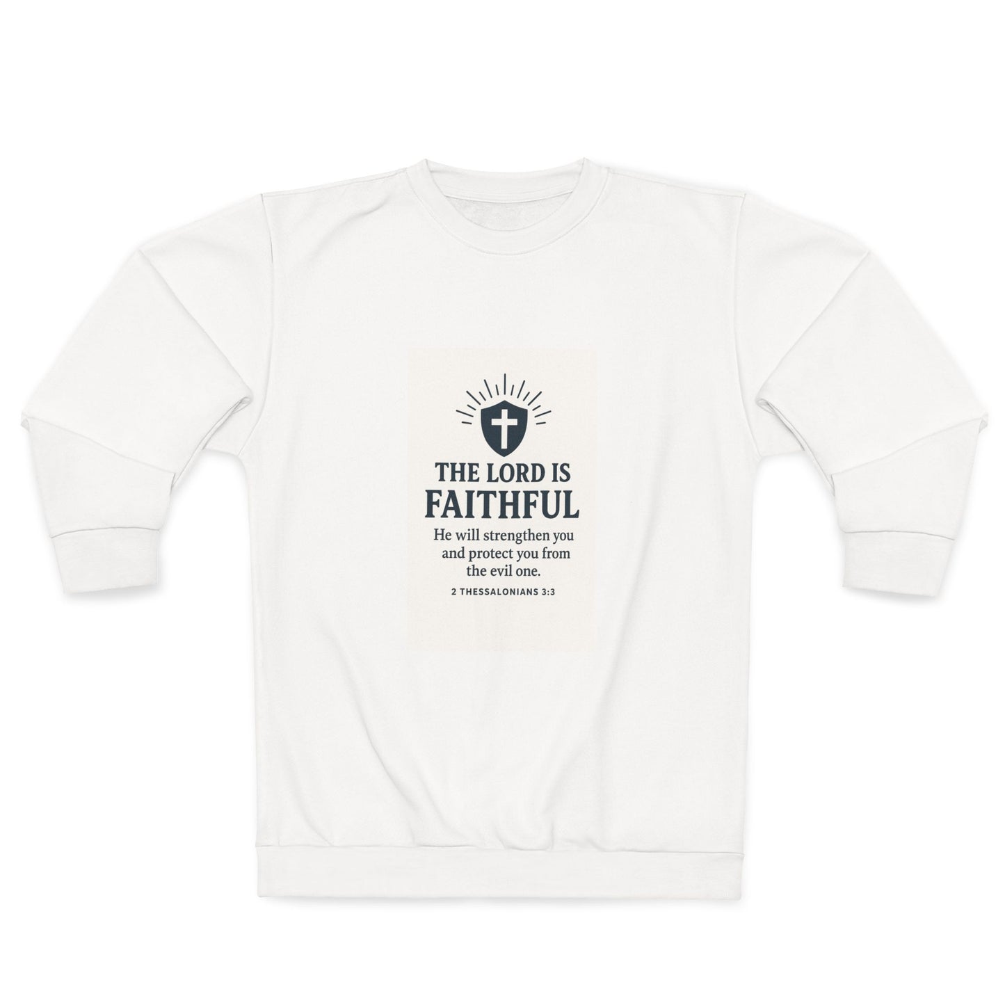 Faithful Message Sweatshirt - Cozy Christian Apparel, Inspirational Gift, Faith-Based Wear, Unisex Comfort, Everyday Inspiration