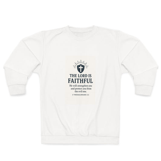 Faithful Message Sweatshirt - Cozy Christian Apparel, Inspirational Gift, Faith-Based Wear, Unisex Comfort, Everyday Inspiration