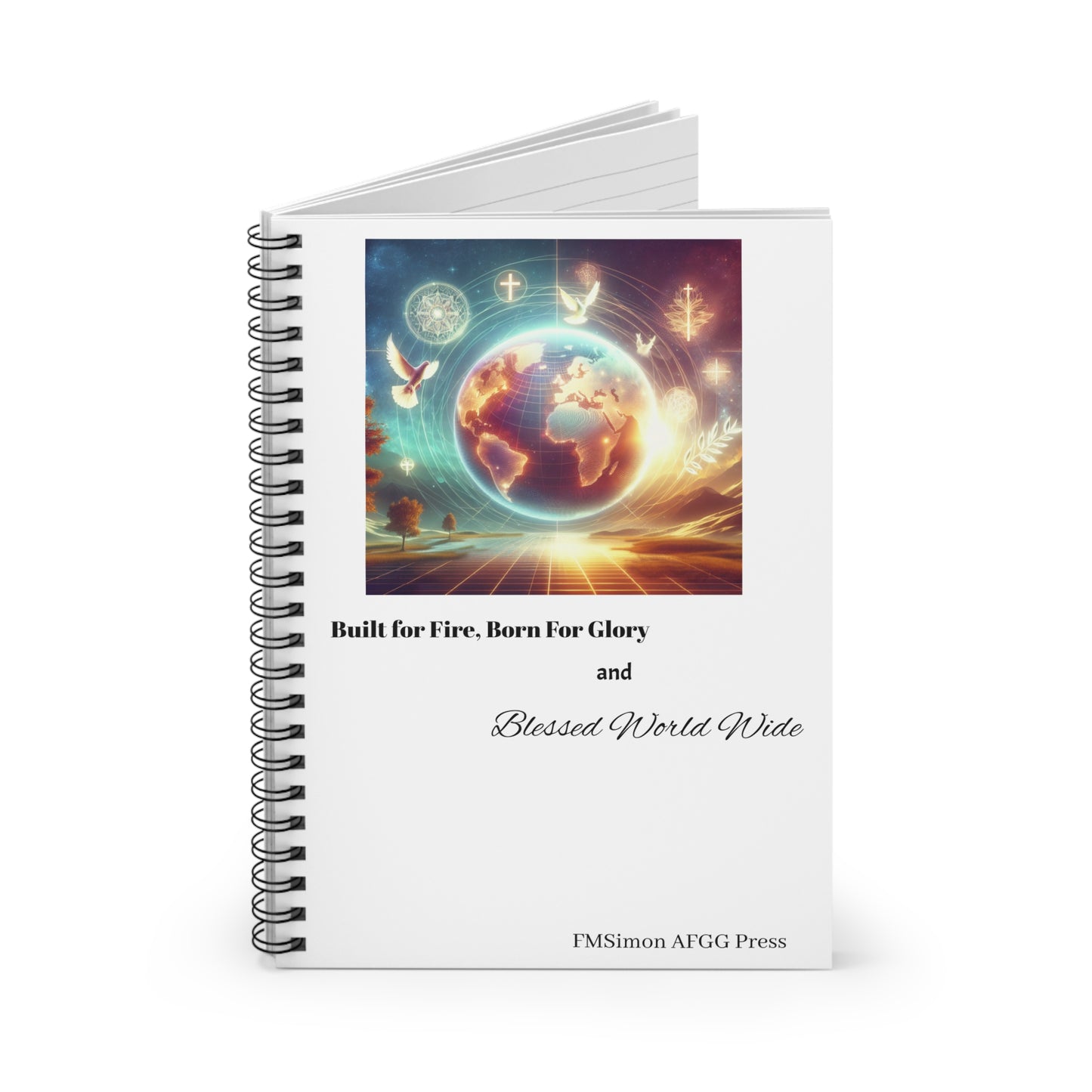 Spiritual Spiral Notebook with Inspirational Design, Journal for [...]