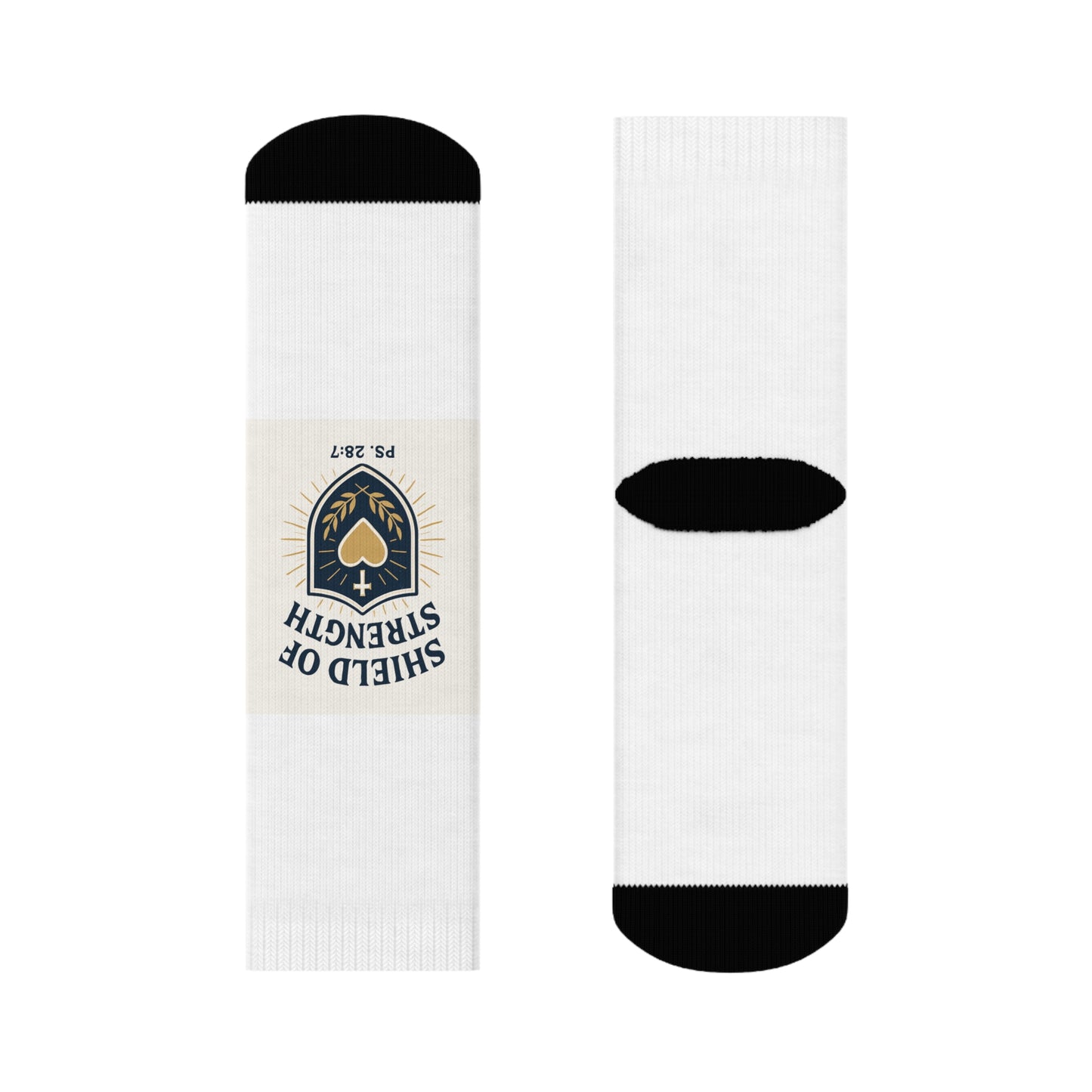 Cozy Crew Socks with Inspirational Design - Perfect for Gifting, Home Comfort, Sports & Everyday Wear