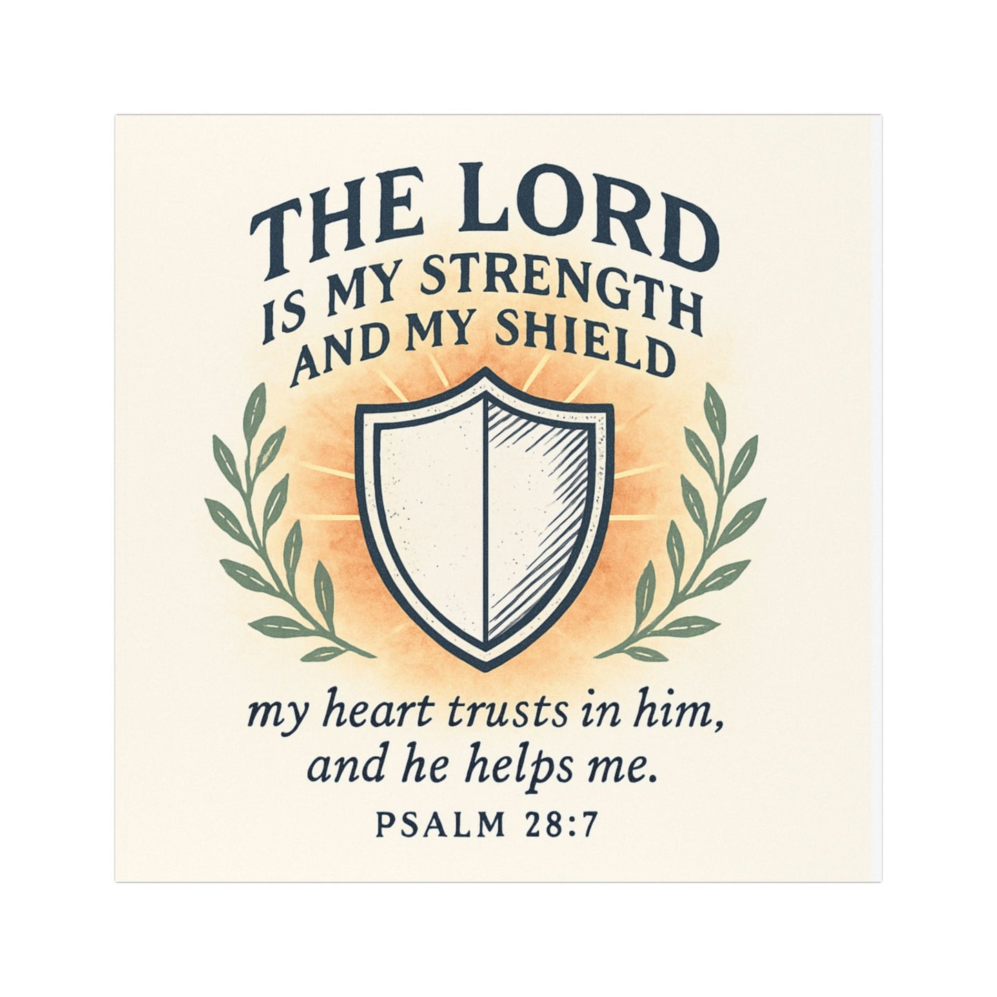 Faith-Inspired Car Magnets - Strength and Shield Design, Christian Gifts, Inspirational Decor for Vehicles, Religious Keepsakes, Car [...]