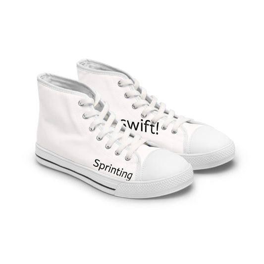 Stylish High Top Sneakers, Trendy Footwear for Active Women, Casual High-Top Shoes, Fitness Sneakers, Gift for Athletes