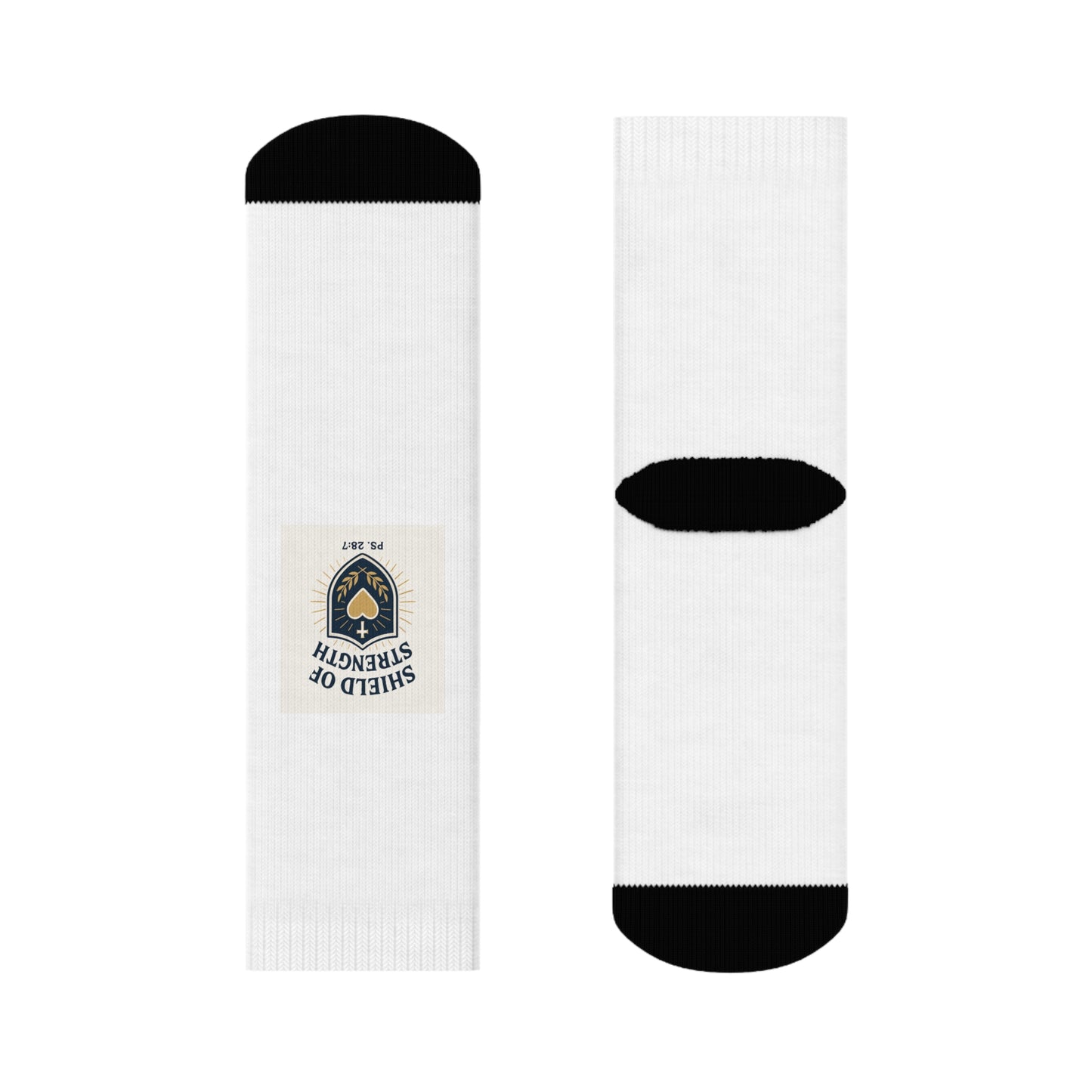 Cozy Crew Socks with Inspirational Design - Perfect for Gifting, Home Comfort, Sports & Everyday Wear