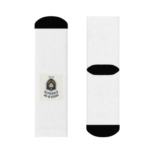 Cozy Crew Socks with Inspirational Design - Perfect for Gifting, Home Comfort, Sports & Everyday Wear