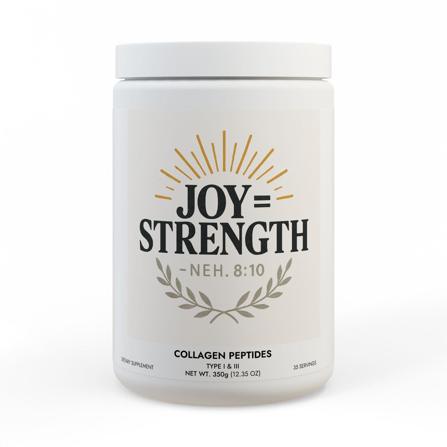 Collagen Peptides Type I & III Supplement (350g, 12.3oz)