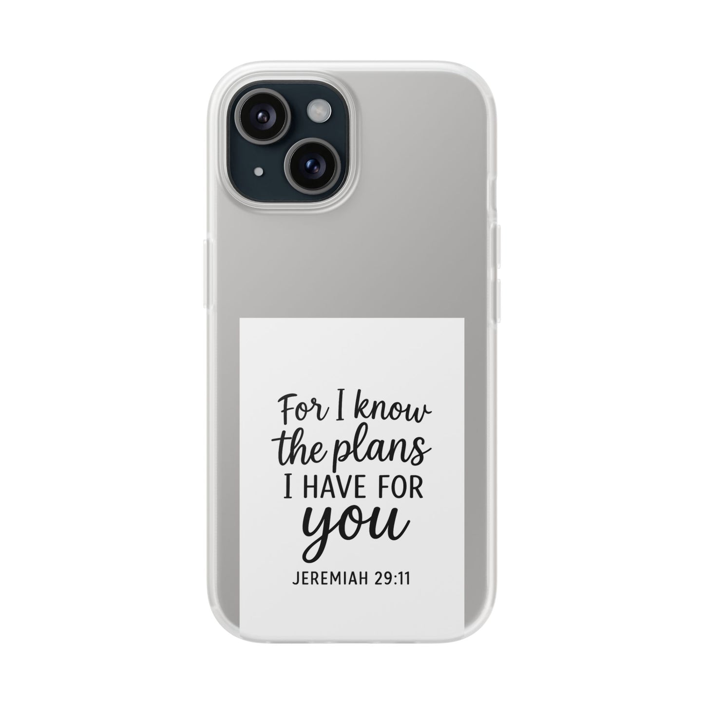 Inspirational Phone Case, Flexi Cases, Motivational Gift, Bible Verse Design, Custom Phone Cover, Personal Touch