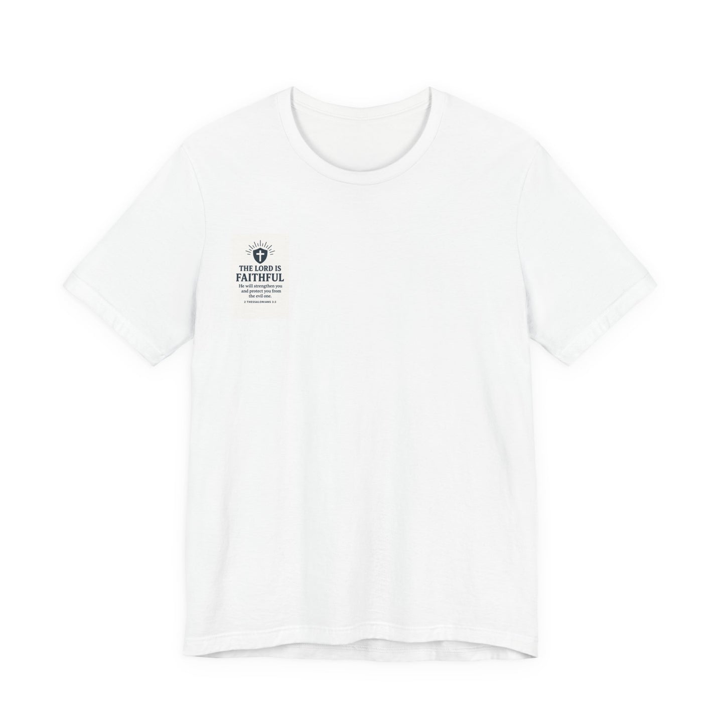 Faithful Unisex Jersey Tee - Perfect for Casual Wear, Gifts, Everyday Comfort, Family Gatherings, Religious Celebrations