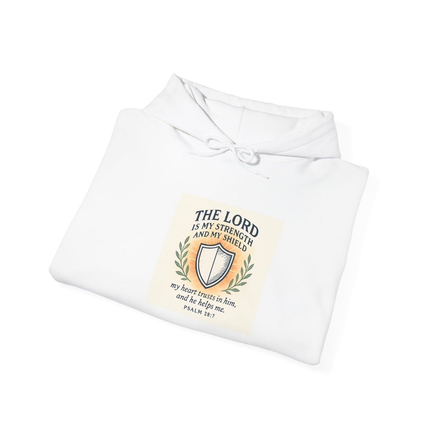 Faith-Inspired Hooded Sweatshirt - Cozy Christian Apparel, Religious Gift, Motivational Style, Daily Wear, Bible Verse Fashion